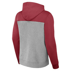 Arizona Cardinals NFL x Darius Rucker Collection Color Blocked Pullover Hoodie - Heather Gray - Fanatics