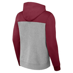 Washington Commanders NFL x Darius Rucker Collection Color Blocked Pullover Hoodie - Heather Gray - Fanatics