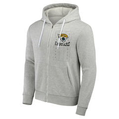 Jacksonville Jaguars NFL x Darius Rucker Collection Domestic Full-Zip Hoodie - Heather Gray - Fanatics