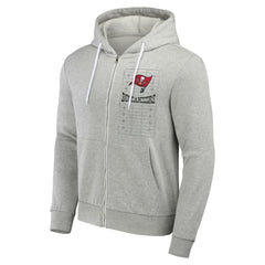Tampa Bay Buccaneers NFL x Darius Rucker Collection Domestic Full-Zip Hoodie - Heather Gray - Fanatics