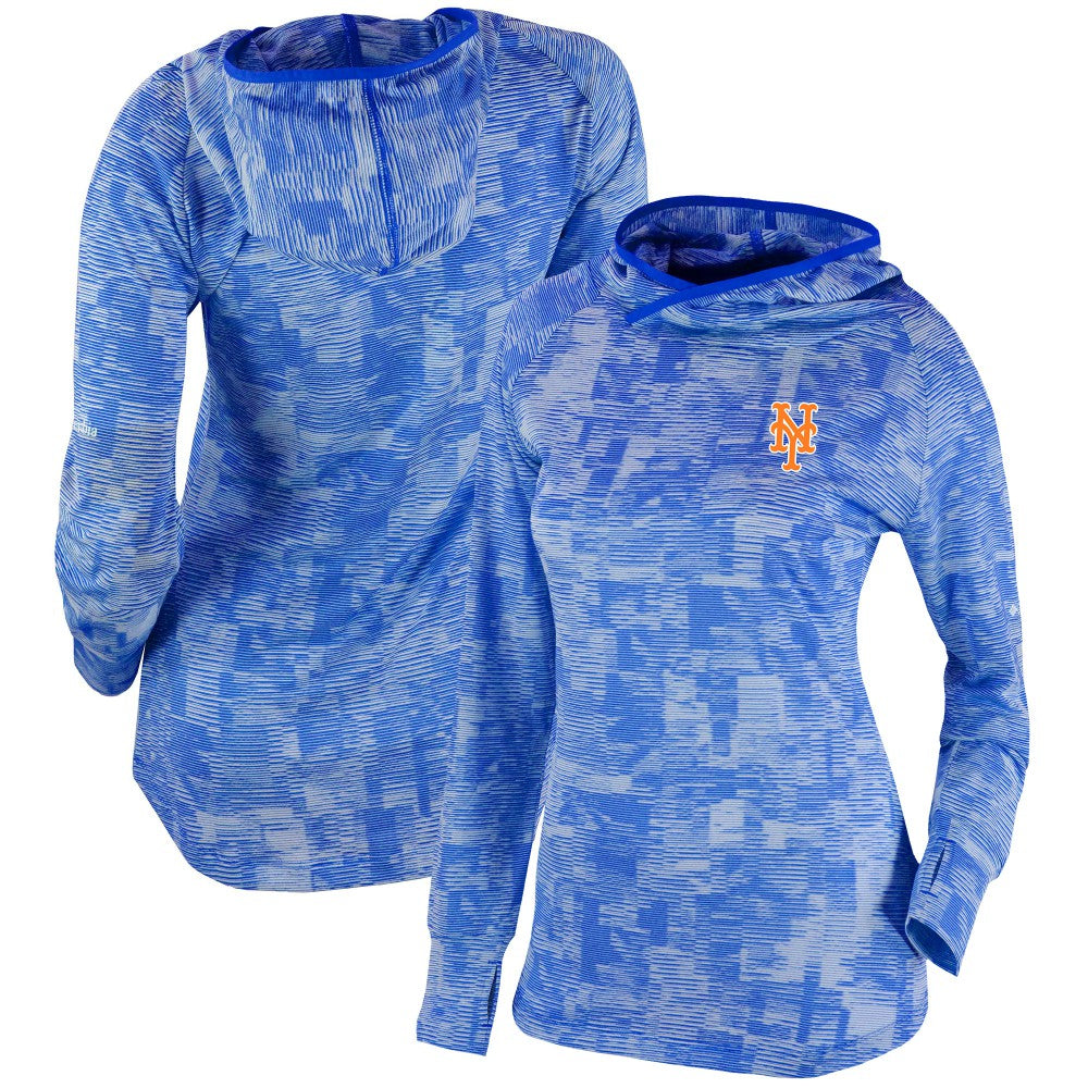New York Mets Columbia Women's Omni-Wick Sunday Ball Pullover Hoodie for sale