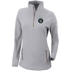Milwaukee Brewers Columbia Women's Omni-Wick Outward Nine Quarter-Zip Pullover Top Near Me