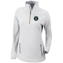 Milwaukee Brewers Columbia Women's Omni-Wick Outward Nine Quarter-Zip Pullover Top Online