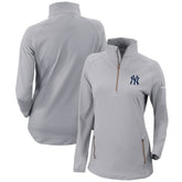 New York Yankees Columbia Women's Omni-Wick Outward Nine Quarter-Zip Pullover Top Discount