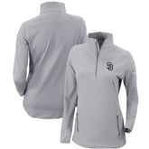 San Diego Padres Columbia Women's Omni-Wick Outward Nine Quarter-Zip Pullover Top Online