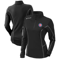Chicago Cubs Columbia Women's Omni-Wick Shotgun Quarter-Zip Pullover Top for sale