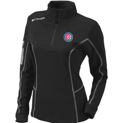 Chicago Cubs Columbia Women's Omni-Wick Shotgun Quarter-Zip Pullover Top for sale
