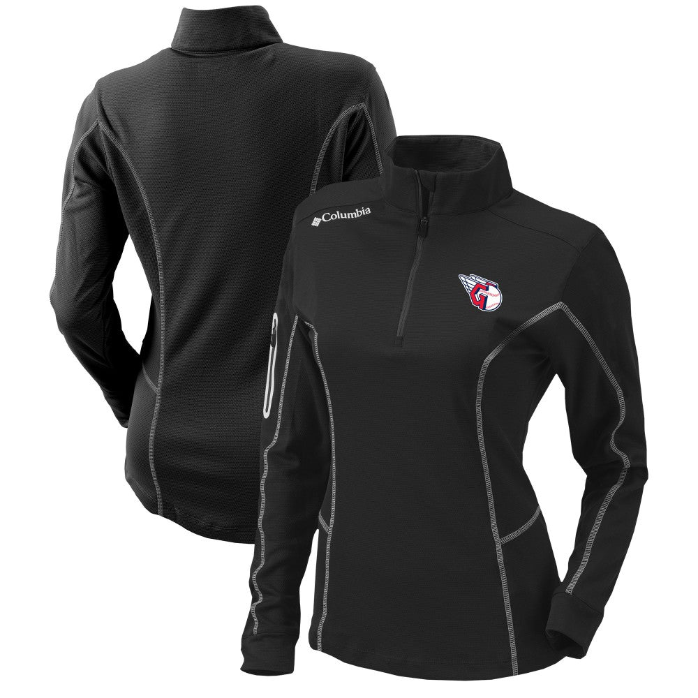 Cleveland Guardians Columbia Women's Omni-Wick Shotgun Quarter-Zip Pullover Top Discount