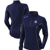 New York Yankees Columbia Women's Omni-Wick Shotgun Quarter-Zip Pullover Top Near Me