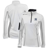 New York Yankees Columbia Women's Omni-Wick Shotgun Quarter-Zip Pullover Top for sale