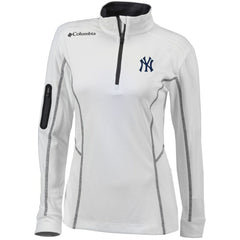 New York Yankees Columbia Women's Omni-Wick Shotgun Quarter-Zip Pullover Top for sale