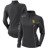 San Diego Padres Columbia Women's Omni-Wick Shotgun Quarter-Zip Pullover Top for sale