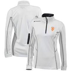 San Francisco Giants Columbia Women's Omni-Wick Shotgun Quarter-Zip Pullover Top for sale