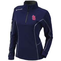 St. Louis Cardinals Columbia Women's Omni-Wick Shotgun Quarter-Zip Pullover Top Online