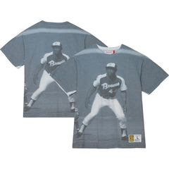 Hank Aaron Atlanta Braves Mitchell & Ness Cooperstown Collection Highlight Sublimated Player Graphic T-Shirt Online