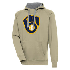 Milwaukee Brewers Antigua Victory Pullover Hoodie Sale