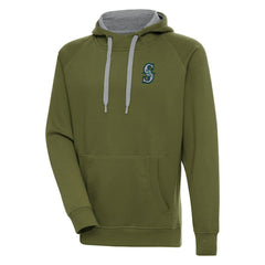 Seattle Mariners Antigua Victory Pullover Hoodie Near Me