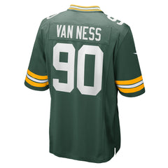 Lukas Van Ness Green Bay Packers Game Jersey - Green - Nike