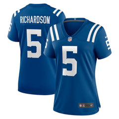 Anthony Richardson Sr. Indianapolis Colts Women's Team Game Jersey - Royal - Nike