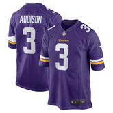 Jordan Addison Minnesota Vikings Game Jersey - Purple - Nike