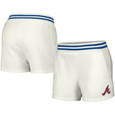 Atlanta Braves Lusso Women's Maeg Tri-Blend Pocket Shorts for sale