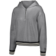 San Diego Padres Lusso Women's Magnolia Tri-Blend Quarter-Zip Hoodie for sale