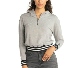 San Diego Padres Lusso Women's Magnolia Tri-Blend Quarter-Zip Hoodie for sale