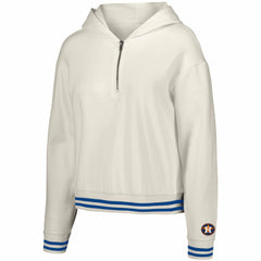 Houston Astros Lusso Women's Magnolia Tri-Blend Quarter-Zip Hoodie for sale
