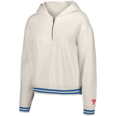 Philadelphia Phillies Lusso Women's Magnolia Tri-Blend Quarter-Zip Hoodie for sale