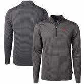 Cincinnati Reds Cutter & Buck Virtue Eco Pique Micro Stripe Recycled Quarter-Zip Pullover Top Near Me