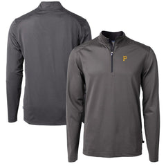 Pittsburgh Pirates Cutter & Buck Virtue Eco Pique Micro Stripe Recycled Quarter-Zip Pullover Top Near Me