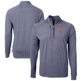 Boston Red Sox Cutter & Buck Adapt Eco Knit Stretch Recycled Quarter-Zip Pullover Top for sale