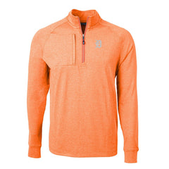 Detroit Tigers Cutter & Buck Adapt Eco Knit Stretch Recycled Quarter-Zip Pullover Top Sale