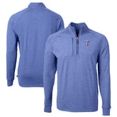 Texas Rangers Cutter & Buck Adapt Eco Knit Stretch Recycled Quarter-Zip Pullover Top Discount