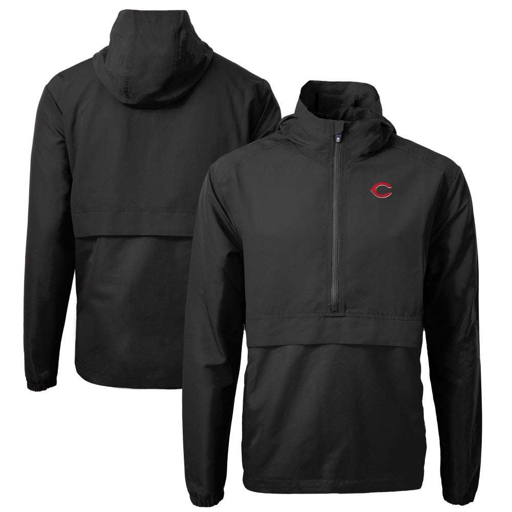 Cincinnati Reds Cutter & Buck Charter Eco Recycled Half-Zip Anorak Jacket Online