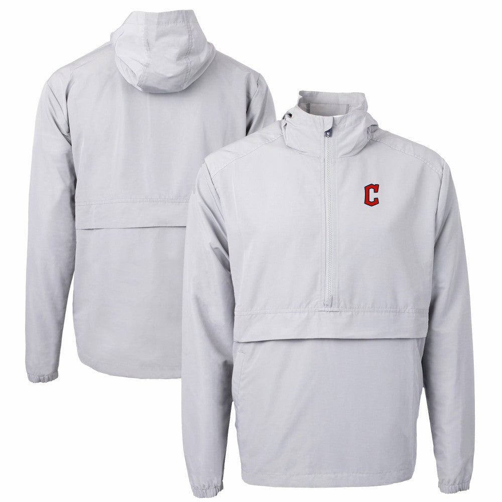 Cleveland Guardians Cutter & Buck Charter Eco Recycled Half-Zip Anorak Jacket Online