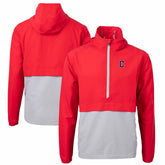 Cleveland Guardians Cutter & Buck Charter Eco Recycled Half-Zip Anorak Jacket Outlet