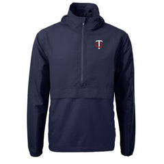 Minnesota Twins Cutter & Buck Charter Eco Recycled Half-Zip Anorak Jacket for sale