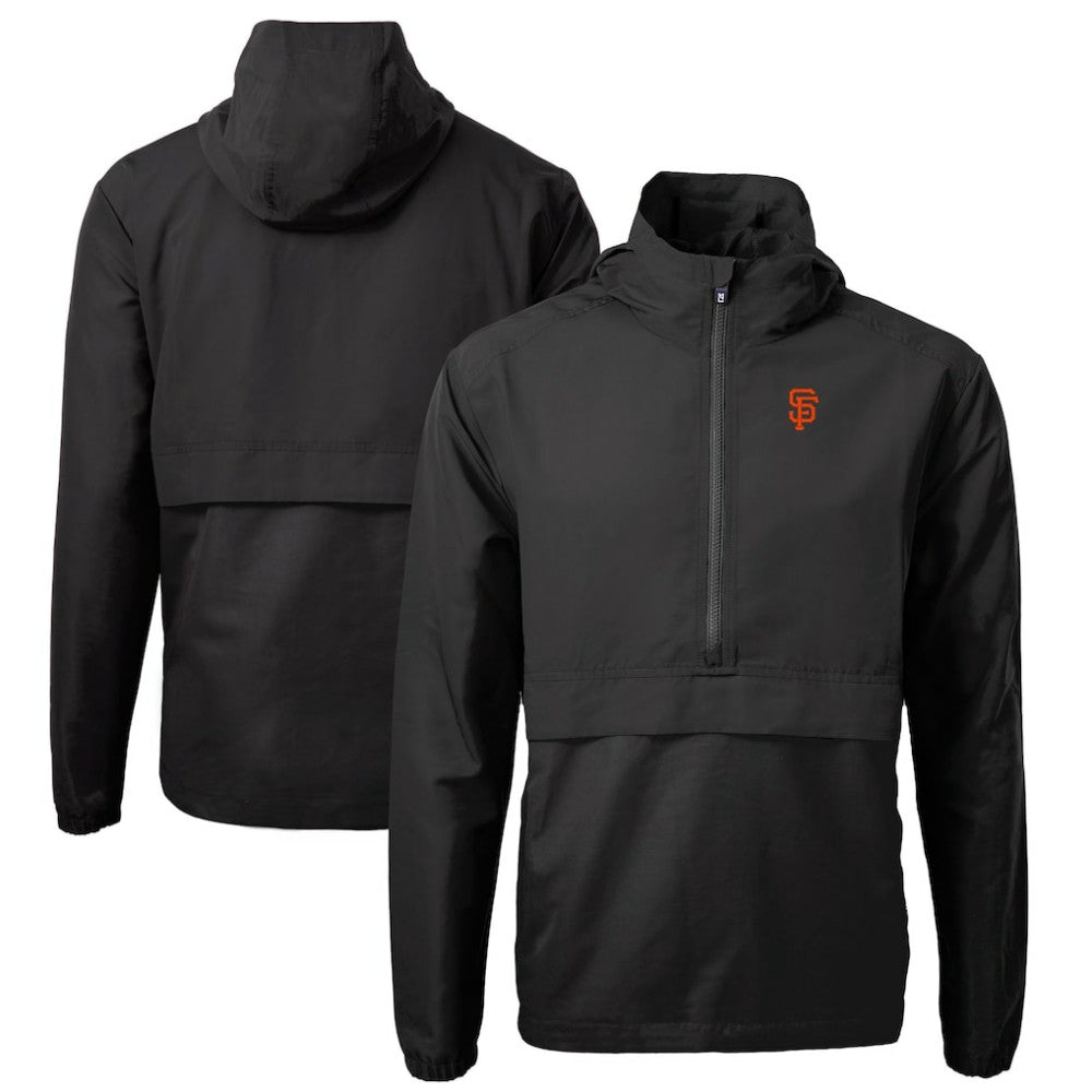 San Francisco Giants Cutter & Buck Charter Eco Recycled Half-Zip Anorak Jacket Outlet