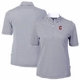 Cleveland Guardians Cutter & Buck Women's Virtue Eco Pique Stripe Top Near Me