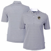Milwaukee Brewers Cutter & Buck Women's Virtue Eco Pique Stripe Top Near Me