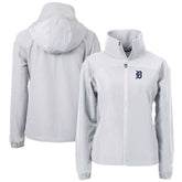 Detroit Tigers Cutter & Buck Women's Charter Eco Recycled Full-Zip Jacket for sale