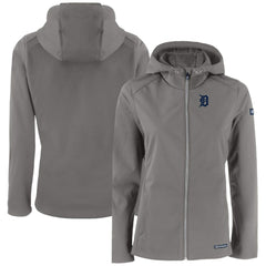 Detroit Tigers Cutter & Buck Women's Evoke Eco Softshell Recycled Full-Zip Jacket for sale