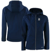 Detroit Tigers Cutter & Buck Women's Evoke Eco Softshell Recycled Full-Zip Jacket Online