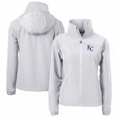 Kansas City Royals Cutter & Buck Women's Charter Eco Recycled Full-Zip Jacket for sale