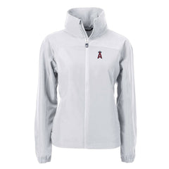 Los Angeles Angels Cutter & Buck Women's Charter Eco Recycled Full-Zip Jacket for sale