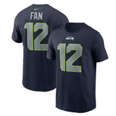 12s Seattle Seahawks Name & Number T-Shirt - College Navy - Nike