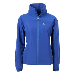 Los Angeles Dodgers Cutter & Buck Women's Charter Eco Recycled Full-Zip Jacket for sale