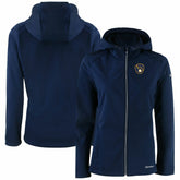 Milwaukee Brewers Cutter & Buck Women's Evoke Eco Softshell Recycled Full-Zip Jacket for sale