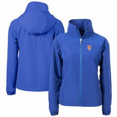 New York Mets Cutter & Buck Women's Charter Eco Recycled Full-Zip Jacket for sale